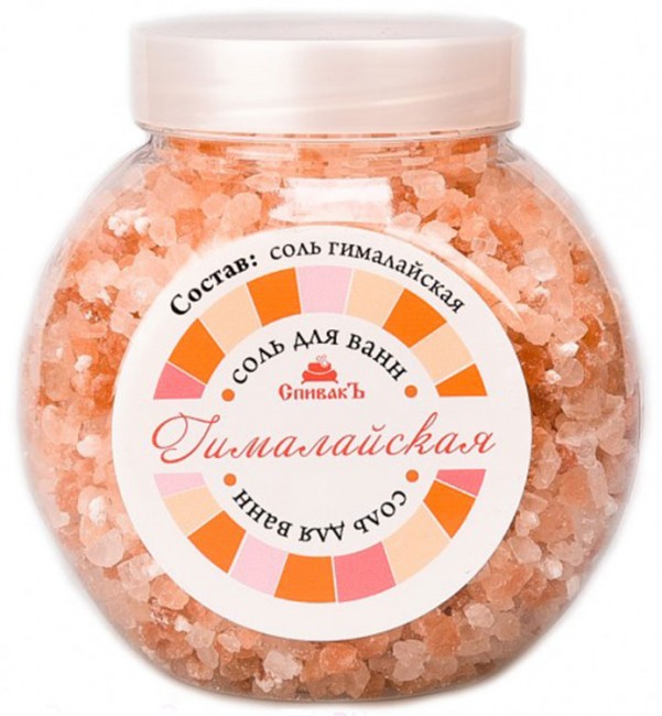 СпивакЪ Соль для ванн Гималайская, 600 г СпивакЪ Соль для ванн Гималайская, 600 г