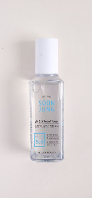 ETUDE HOUSE Soon Jung pH 5.5 Relief Toner Регенерирующий тонер, 80 мл