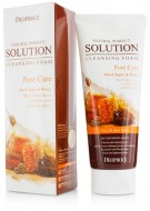 Deoproce Natural Perfect Solution Cleansing Foam Pore Care Пенка-скраб на основе бурого сахара, 170 мл