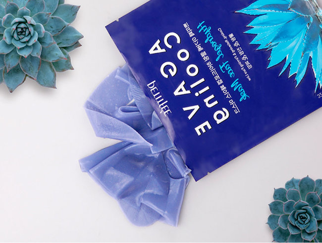 Petitfee Agave Cooling Hydrogel Face Mask Охлаждающая гидрогелевая маска для лица с экстрактом агавы, 5 шт Petitfee Agave Cooling Hydrogel Face Mask Охлаждающая гидрогелевая маска для лица с экстрактом агавы, 5 шт