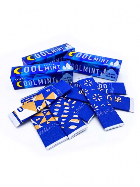 LOTTE Комплект жевательных резинок Освежающая мята Cool Mint, 3*30 г