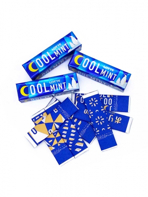 LOTTE Комплект жевательных резинок Освежающая мята Cool Mint, 3*30 г