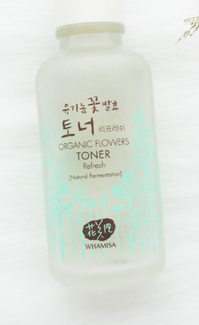 Whamisa Organic Flowers Toner Refresh Тонер на основе цветочных ферментов (освежающий), 120 мл