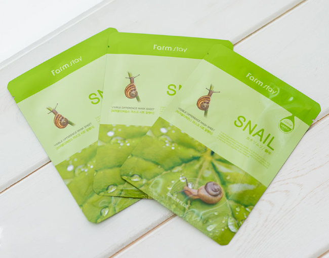 FarmStay Visible Difference Mask Sheet Snail Набор: Тканевая маска для лица с муцином улитки, 3 шт по 23 г FarmStay Visible Difference Mask Sheet Snail Набор: Тканевая маска для лица с муцином улитки, 3 шт по 23 г