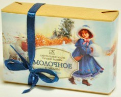 Kleona Подарочное мыло "Молочное", 140 г