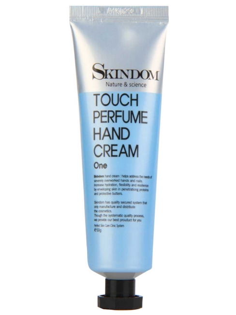 Skindom Крем для рук парфюмированный с ароматом цветов, бергамота и зелёного чая Touch Perfume Hand Cream One, 50 мл