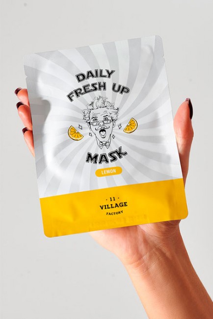 Village 11 Factory Daily Fresh up Mask Lemon Тканевая маска, 20 г