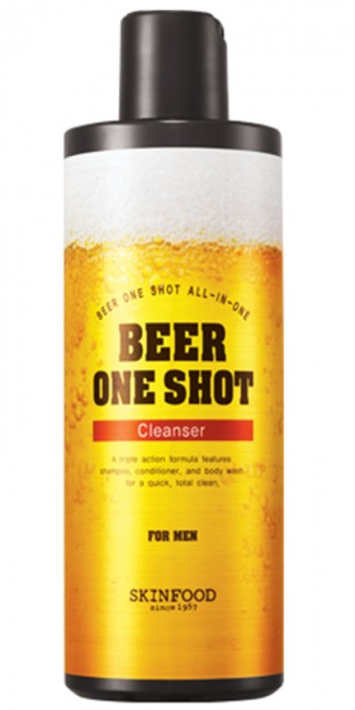 SKINFOOD Beer One Shot Cleanser for Men Очищающее средство для мужчин с экстрактом пива, 400 мл