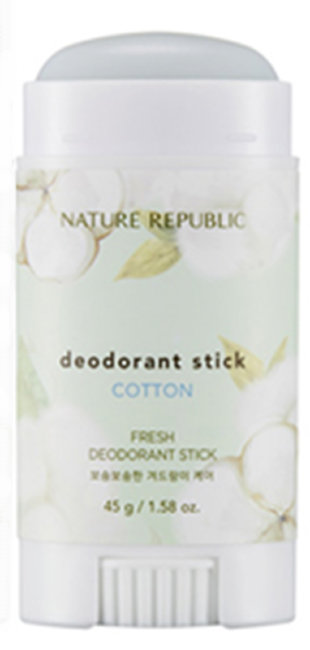 NATURE REPUBLIC Fresh Deodorant Stick Cotton Дезодорант-стик с ароматом хлопка, 45 г