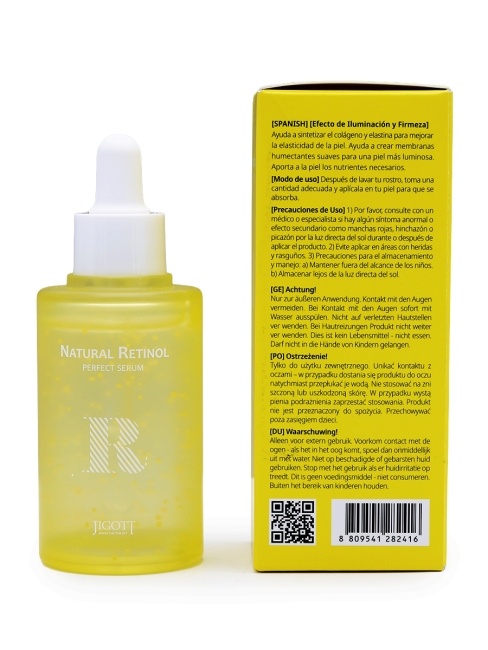 Jigott Сыворотка для лица с ретинолом Natural Retinol Perfect Serum, 50 мл