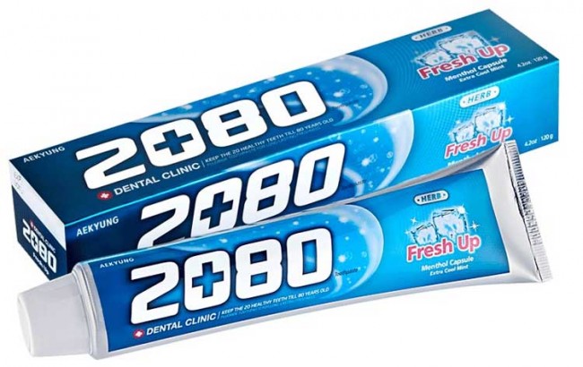 KeraSys Dental Clinic 2080 Fresh Up Зубная паста Освежающая, 120 г