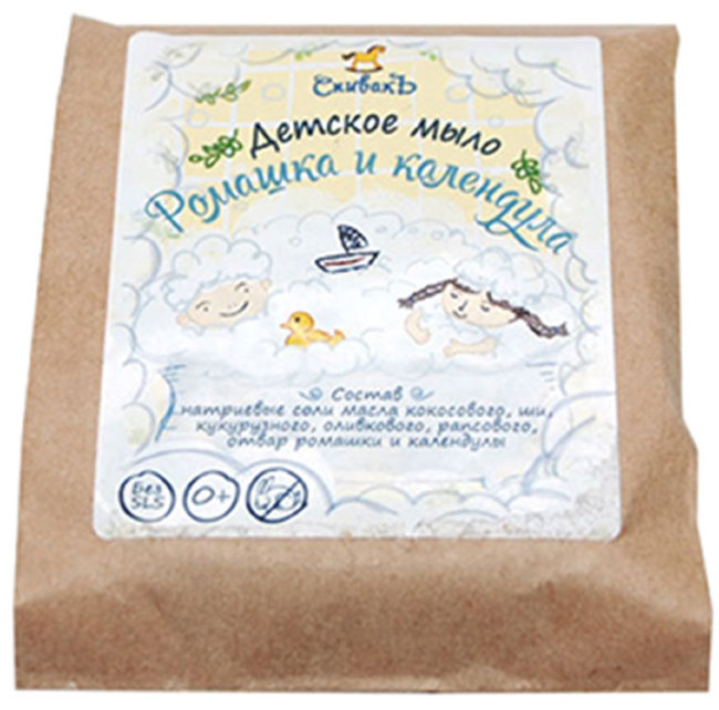 СпивакЪ Детское мыло Ромашка и Календула, 100 г