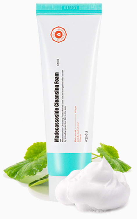 Madecassoside foam. A&#039;pieu madecassoside cleansing foam пенка для умывания с мадекассосидом. a&#039;pieu пенка для лица с мадекассосидом, 130 мл. madecassoside cleansing foam 130ml (weight : 160g). пенка для умывания с мадекассосидом madecassoside cleansing foam, apieu 130 мл 46374.