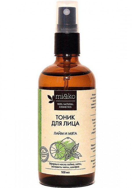 MiKo Тоник для лица Лайм и Мята, 100 мл