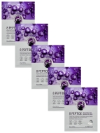 Enough Маска для лица с пептидами восстанавливающая 8 Peptide Sensation Pro Balancing Mask Pack, 5 шт*25 мл