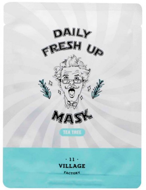 Village 11 Factory Daily Fresh up Mask Tea Tree Тканевая маска, 20 г