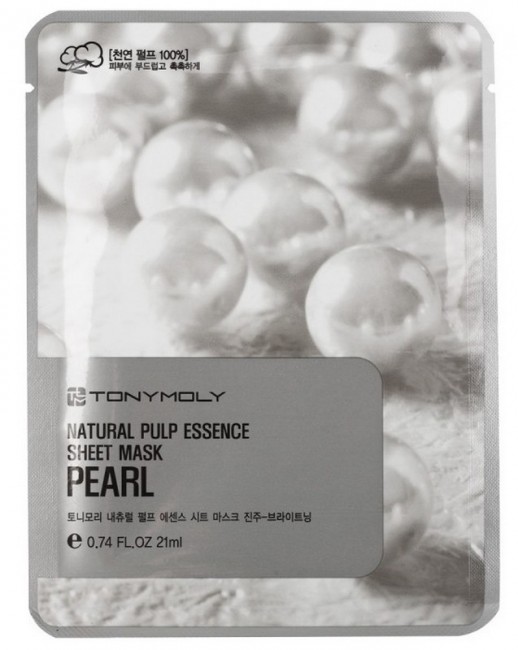 TONYMOLY Pureness 100 Pearl Mask Sheet Brightening Тканевая маска с экстрактом жемчуга, 21 мл TONYMOLY Pureness 100 Pearl Mask Sheet Brightening Тканевая маска с экстрактом жемчуга, 21 мл