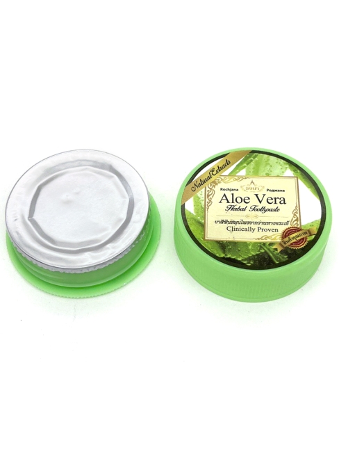 Rochjana Зубная паста отбеливающая растительная с Алоэ Вера Aloe Vera Herbal Toothpaste, 30 г