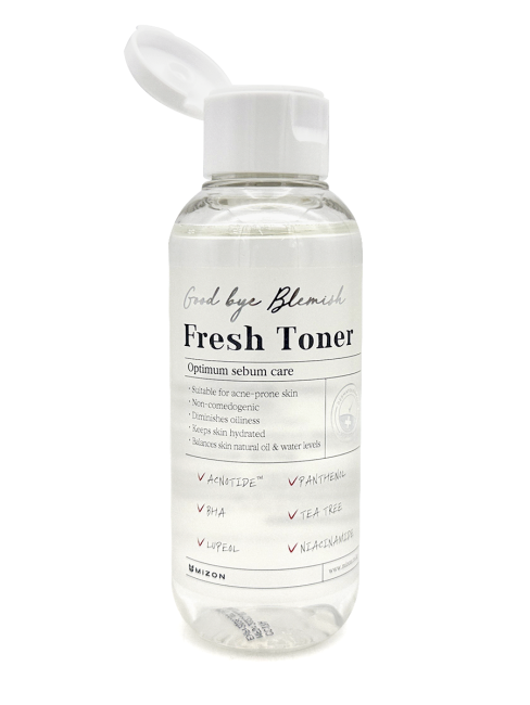 Mizon Тонер для лица восстанавливающий и освежающий Good Bye Blemish Fresh Toner, 120 мл Mizon Тонер для лица восстанавливающий и освежающий Good Bye Blemish Fresh Toner, 120 мл