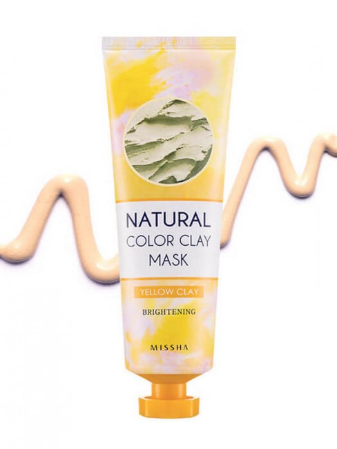 MISSHA Natural Color Clay Mask Yellow Brightening Глиняная осветляющая маска для лица, 137 г MISSHA Natural Color Clay Mask Yellow Brightening Глиняная осветляющая маска для лица, 137 г