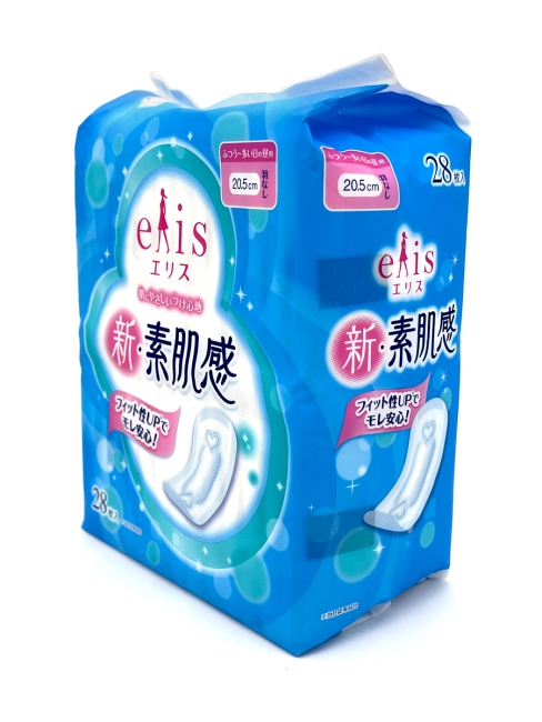 Elis Прокладки гигиенические классические с мягкой поверхностью без крылышек New Skin Feeling 20,5 см*28 шт