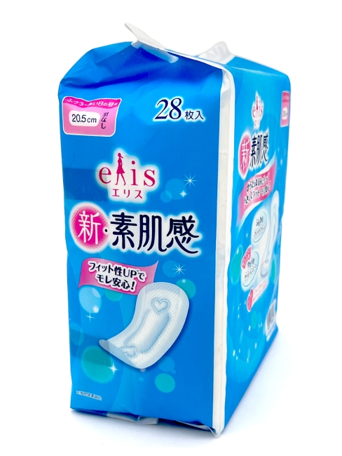 Elis Прокладки гигиенические классические с мягкой поверхностью без крылышек New Skin Feeling 20,5 см*28 шт