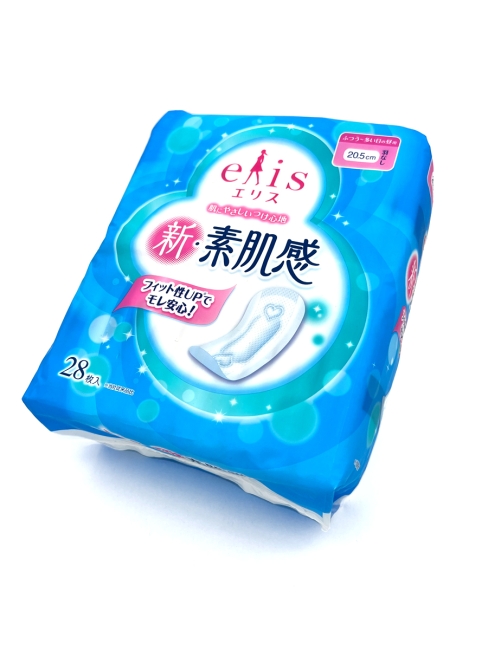 Elis Прокладки гигиенические классические с мягкой поверхностью без крылышек New Skin Feeling 20,5 см*28 шт