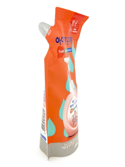 LION Жидкое пенное антибактериальное мыло для рук с ароматом персика Ai Kekute Foam Hand Soap Peach, 200 мл LION Жидкое пенное антибактериальное мыло для рук с ароматом персика Ai Kekute Foam Hand Soap Peach, 200 мл