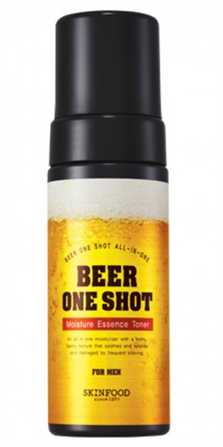 SKINFOOD Beer One Shot Moisture Essence Toner For Men Увлажняющий тоник-эссенция для мужчин с экстрактом пива, 155 мл SKINFOOD Beer One Shot Moisture Essence Toner For Men Увлажняющий тоник-эссенция для мужчин с экстрактом пива, 155 мл