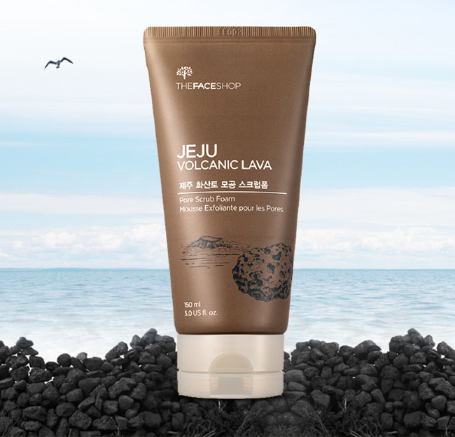 THE FACE SHOP Jeju Volcanic Lava Pore Scrub Foam Пенка-скраб с вулканической лавой, 100 мл THE FACE SHOP Jeju Volcanic Lava Pore Scrub Foam Пенка-скраб с вулканической лавой, 100 мл