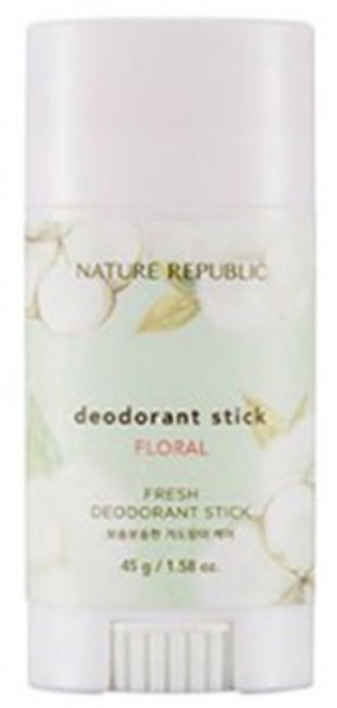 NATURE REPUBLIC Fresh Deodorant Stick Floral Дезодорант-стик цветочный аромат, 45 г NATURE REPUBLIC Fresh Deodorant Stick Floral Дезодорант-стик цветочный аромат, 45 г