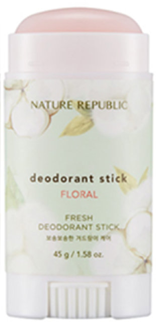 NATURE REPUBLIC Fresh Deodorant Stick Floral Дезодорант-стик цветочный аромат, 45 г NATURE REPUBLIC Fresh Deodorant Stick Floral Дезодорант-стик цветочный аромат, 45 г