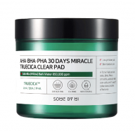 Some By Mi Кислотные пэды для проблемной кожи AHA BHA PHA 30 Days Miracle Truecica Clear Pad, 70 шт
