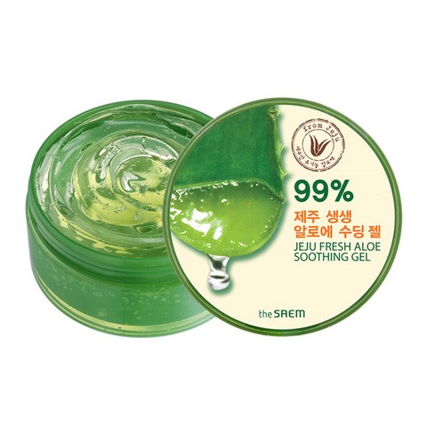 The Saem Универсальный увлажняющий гель с алоэ Jeju Fresh Aloe Soothing Gel 99%, 300 мл The Saem Универсальный увлажняющий гель с алоэ Jeju Fresh Aloe Soothing Gel 99%, 300 мл