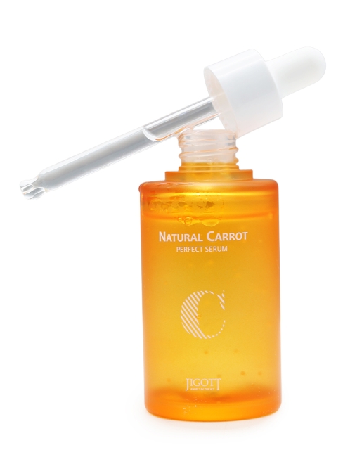 Jigott Сыворотка для лица с экстрактом моркови Natural Carrot Perfect Serum, 50 мл