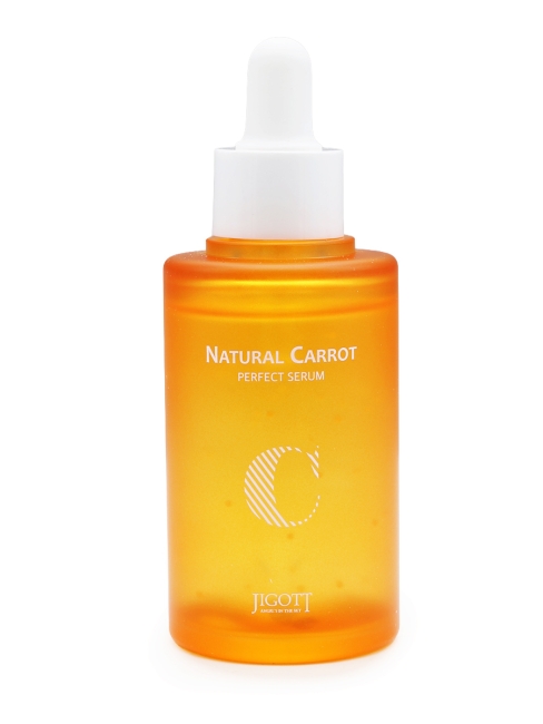 Jigott Сыворотка для лица с экстрактом моркови Natural Carrot Perfect Serum, 50 мл