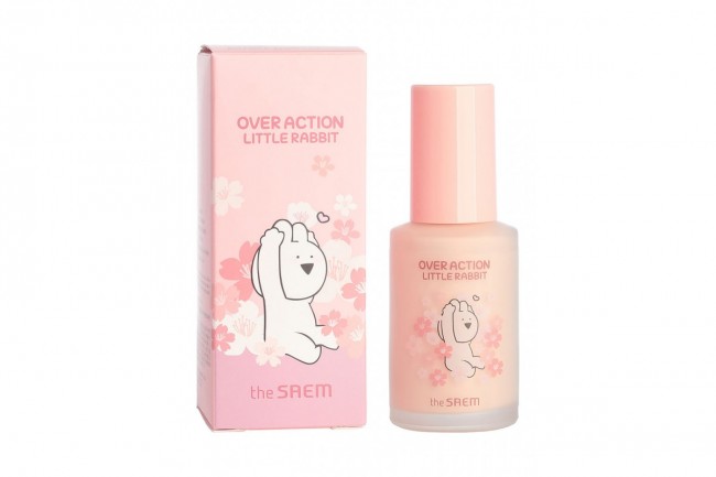 The Saem Крем для лица (База под макияж) Eco Soul Peach Base Over Action Little Rabbit, 30 мл The Saem Крем для лица (База под макияж) Eco Soul Peach Base Over Action Little Rabbit, 30 мл