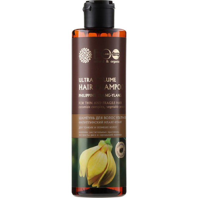 Ecolab Страны Шампунь для волос Ультра-Объем Филиппинский иланг-иланг, 200 мл Ecolab Страны Шампунь для волос Ультра-Объем Филиппинский иланг-иланг, 200 мл