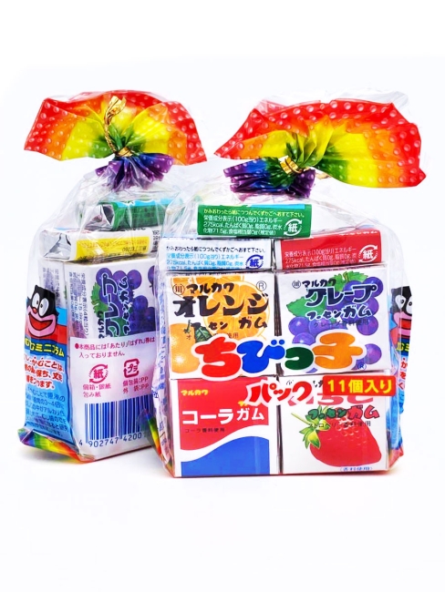 MARUKAWA Ассорти из 11 жевательных резинок в пакетике, 2 уп*58,2 г MARUKAWA Ассорти из 11 жевательных резинок в пакетике, 2 уп*58,2 г