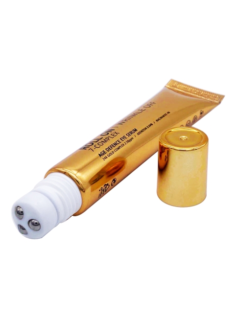 Eco Branch Увлажняющая сыворотка-роллер для кожи вокруг глаз с золотом Roll On Wrinkle Off 7-Complex Age Defence Eye Serum 24K Gold, 25 мл