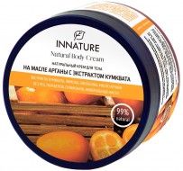 Innature Крем для тела на масле арганы с экстрактом кумквата, 250 мл