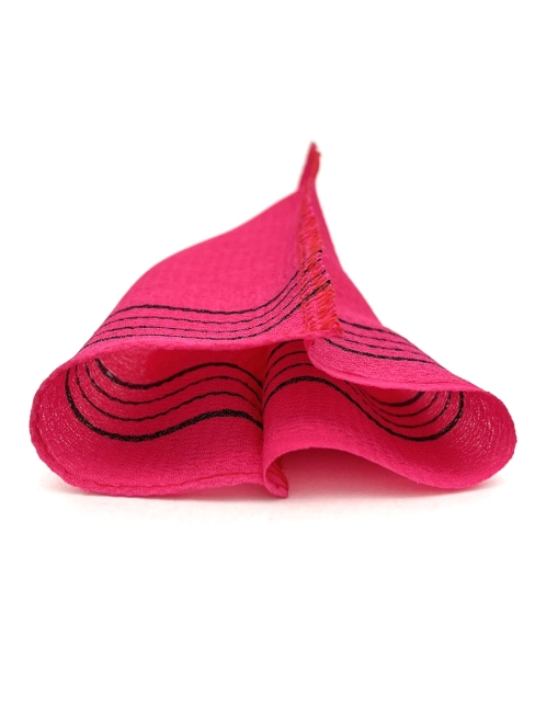 Мочалка для лица с эффектом скраба красная Washcloth, 2 шт