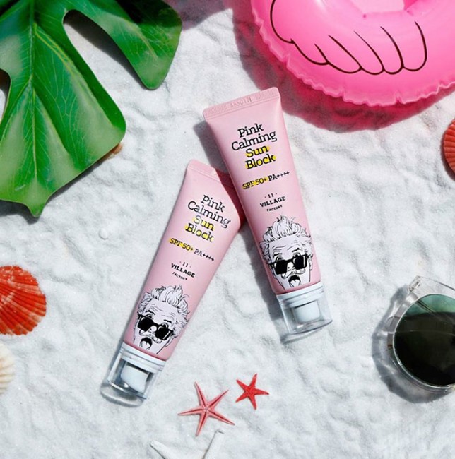 Village 11 Factory Cолнцезащитный тонизирующий крем для лица Pink Calming Tone up Sunblock SPF50+ PA++++, 50 мл Village 11 Factory Cолнцезащитный тонизирующий крем для лица Pink Calming Tone up Sunblock SPF50+ PA++++, 50 мл