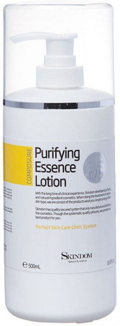 Skindom Лосьон-эссенция для лица очищающий Purifying Essence Lotion, 500 мл