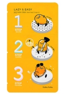 Holika Holika Lazy & Easy Gudetama Pig nose Clear Black Head 3 step Kit Трехступенчатый набор для очистки пор, 1*3 шт