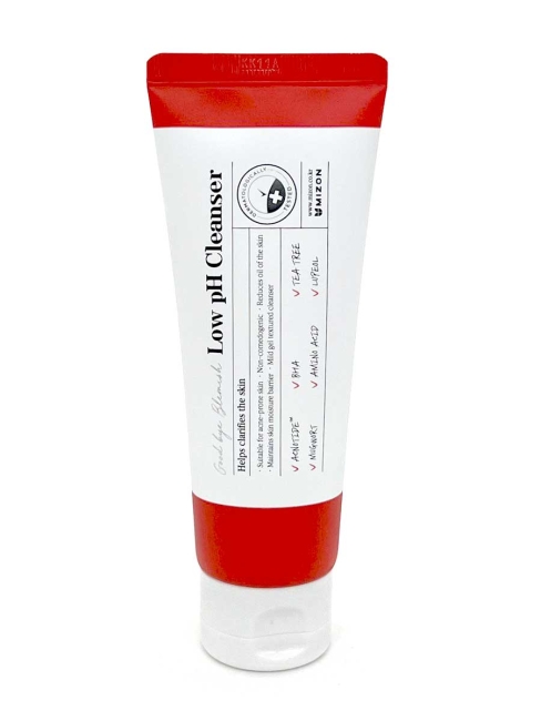 Mizon Слабокислотная пенка для умывания успокаивающая, Good Bye Blemish Low pH Cleanser, 100 мл