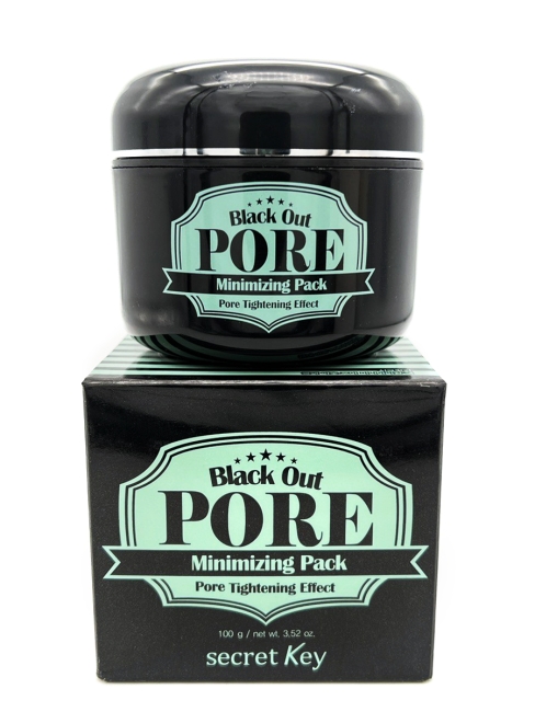 Secret Key Очищающая маска с древесным углем Black Out Pore Minimizing Pack, 100 г