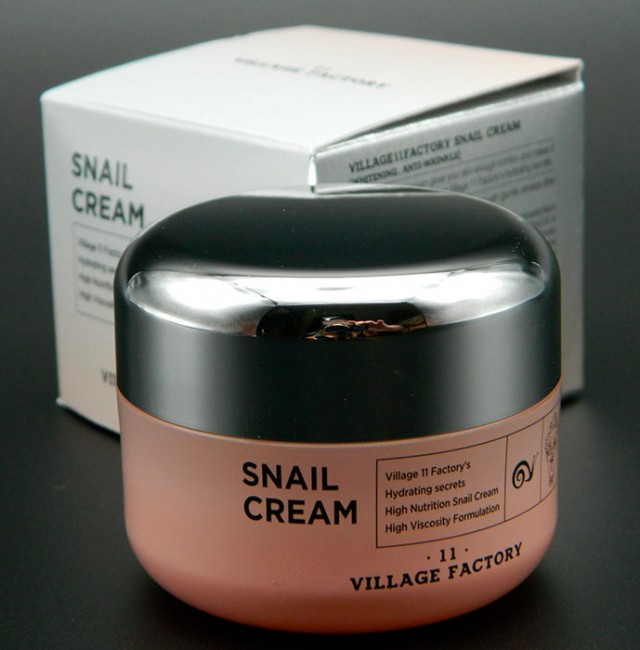 Village 11 Factory Snail Cream Крем для лица с улиточным муцином, 50 мл Village 11 Factory Snail Cream Крем для лица с улиточным муцином, 50 мл