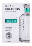 MISSHA Real Solution Tencel Essential Sheet Mask Pore Control Маска для сужения пор, 25 г