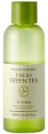 NATURE REPUBLIC Fresh Green Tea 70 Toner Освежающий тоник с экстрактом зеленого чая, 180 мл NATURE REPUBLIC Fresh Green Tea 70 Toner Освежающий тоник с экстрактом зеленого чая, 180 мл